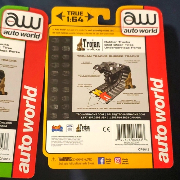 :2 F-150 lariat 1:64 auto world limited edition trojan tracks die-cast trucks - Picture 11 of 12